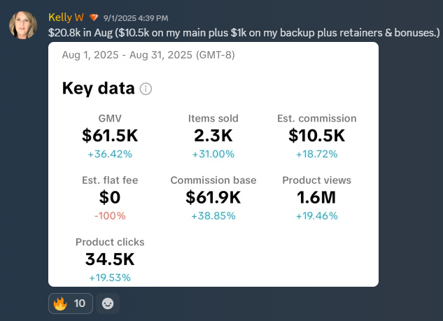 Kelly $20k screenshot